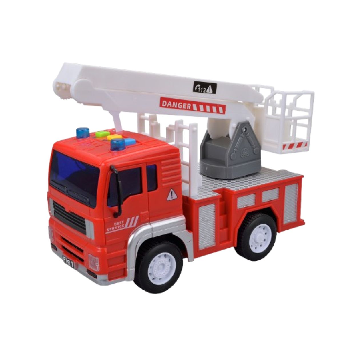 Caminhão De Fricção Bombeiro Sortido Com Som E Luz - Dm Toys Caminhão De Fricção Bombeiro Sortido Com Som E Luz - Dm Toys